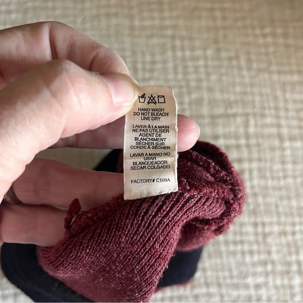 Adidas Mens Originals Weave Mix-Knit Beanie Collegiate Burgundy Logo One Size